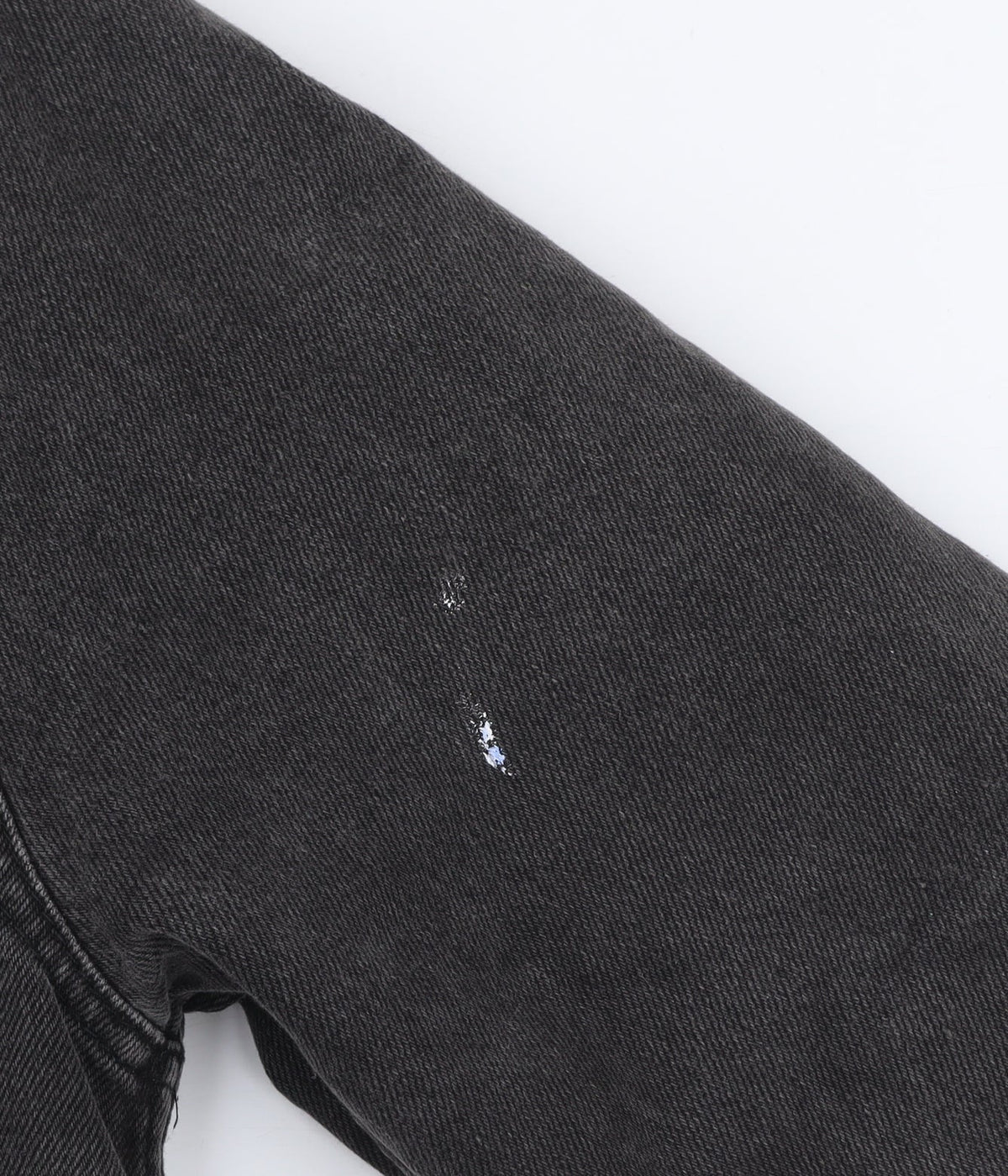 Topshop Women’s Black Denim Sherpa Jacket Size 4 Petite