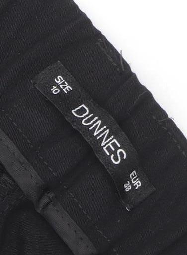 Dunnes Women's Black Size 10 Straight Leg Trousers