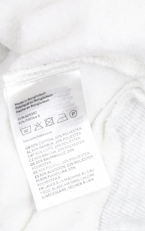 Marks & Spencer Women’s Grey Cotton Blend Pullover Sweatshirt M