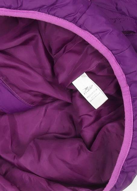 Crane Men’s Purple Lightweight Puffer Jacket Size M Full Zip