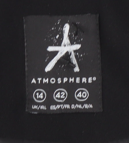 Additional view of Atmosphere Women Black, size 14, Classic Single-Breasted Blazer