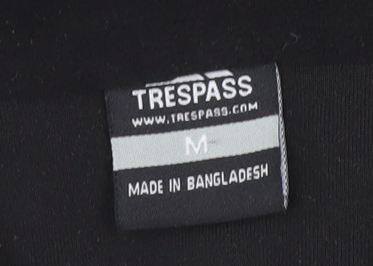Trespass Womens Black Fleece 1/2 Zip Pullover Sweatshirt M