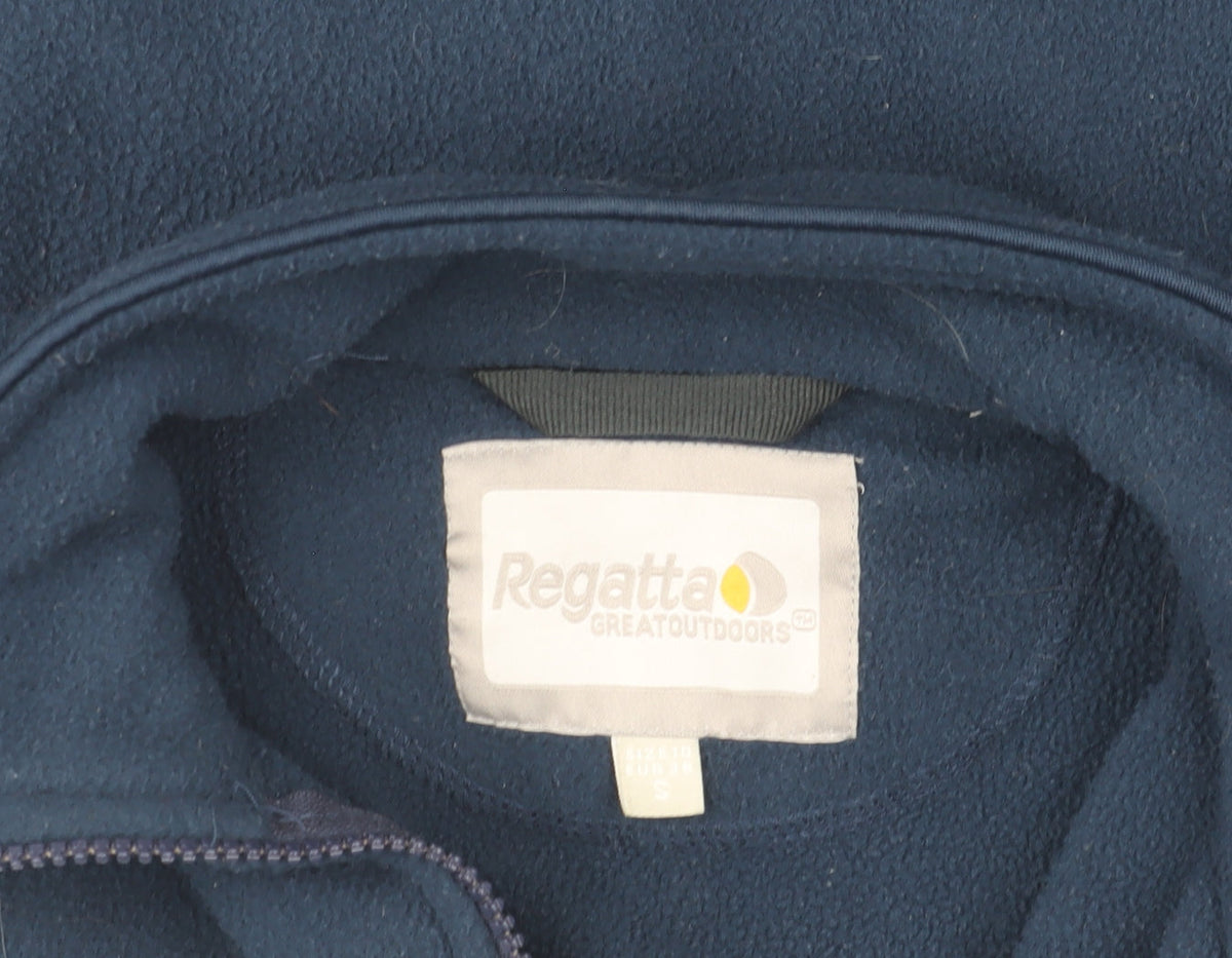 Regatta Women's Blue Fleece Full Zip Jacket Size S Outdoor Walking