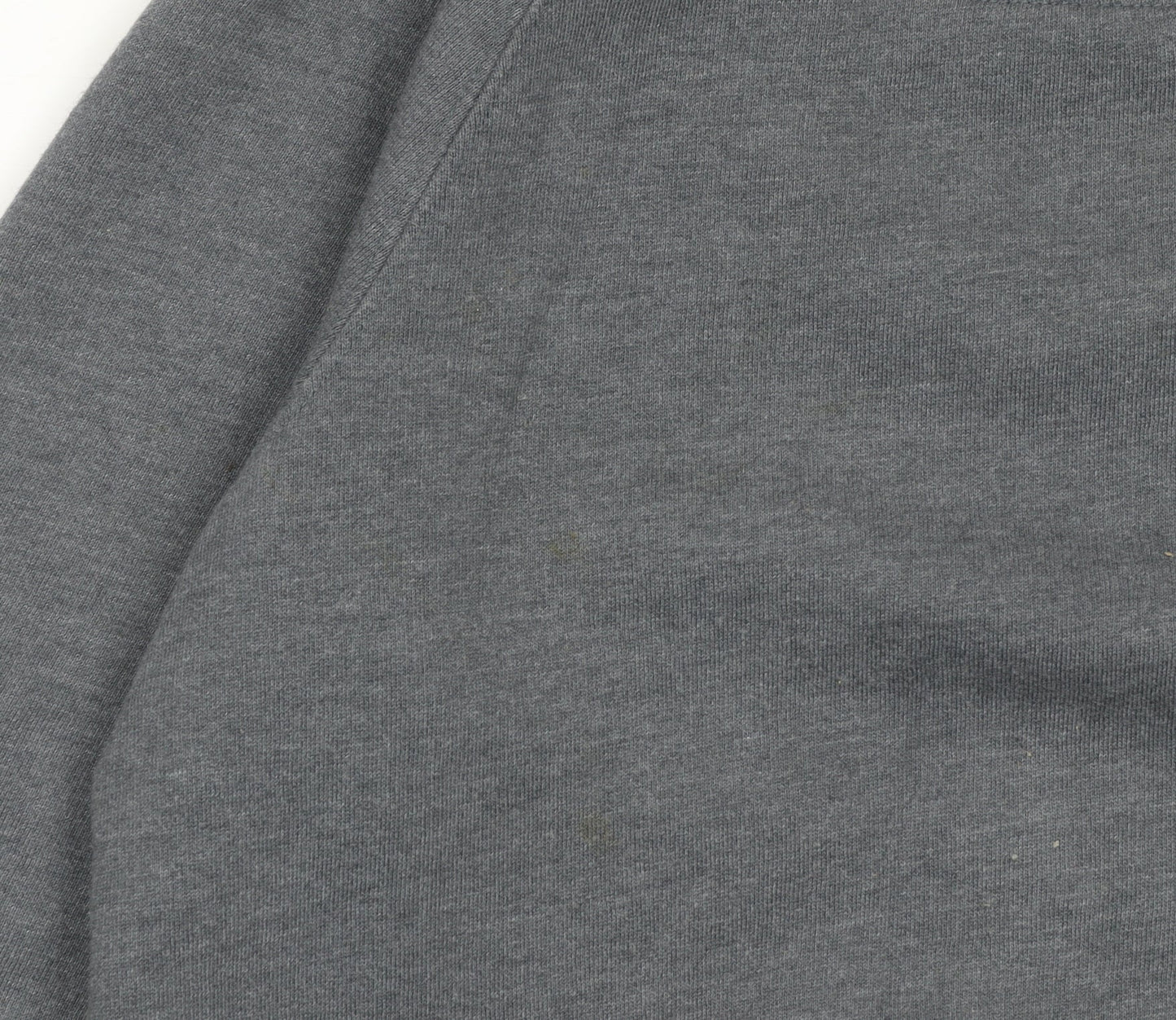 Jack Wills Women's Grey Crew Neck Printed Sweatshirt UK 8