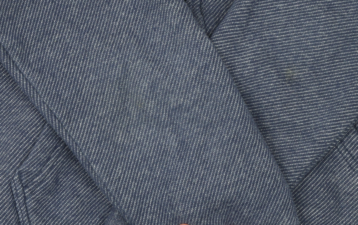 Levi's Boys Blue Full Zip Hoodie 12 Years Cotton Blend Casual Sweatshirt