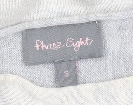 Phase Eight Women's Blue Grey Beige Block Pullover Jumper Size S