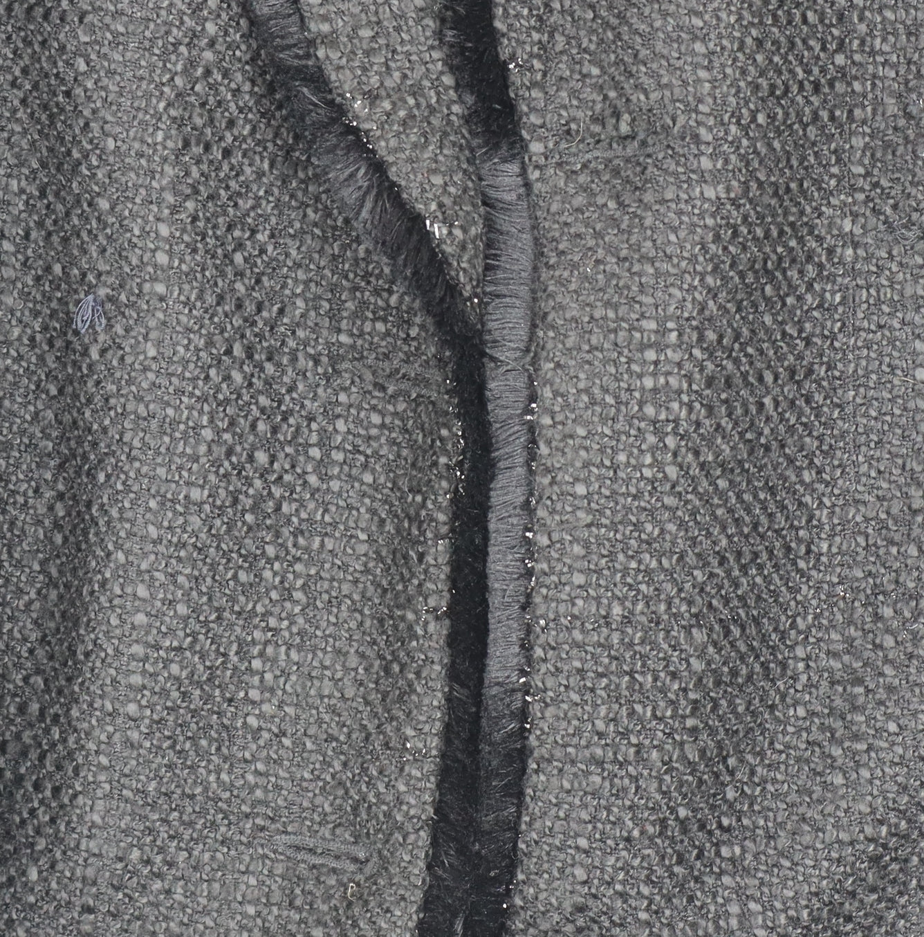 Wallis Womens Black Tweed Blazer Jacket UK 16 Classic Style