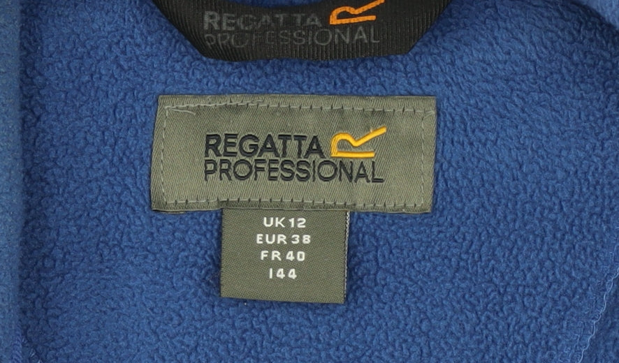 Regatta Professional Women's Blue Fleece Full Zip Jacket UK 12