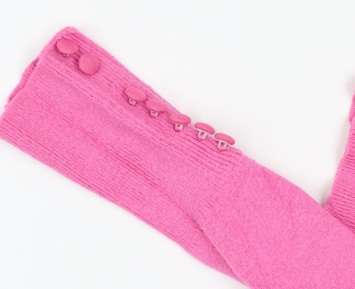 Savida Women's Pink Crew Neck Long Sleeve Pullover Jumper Size 12