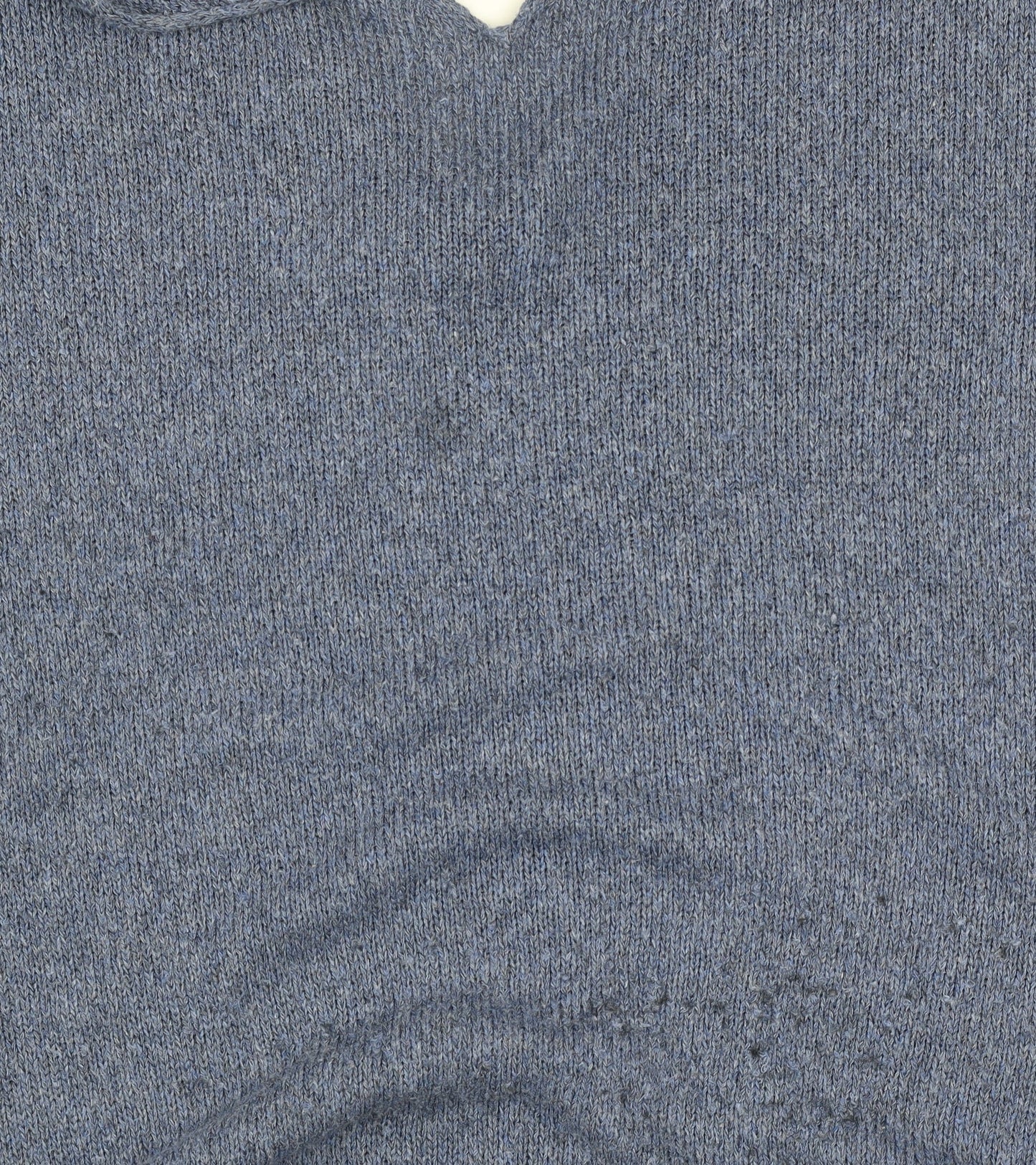 Crea Concept Women’s Blue V-Neck Short Sleeve Knit Jumper Size 12