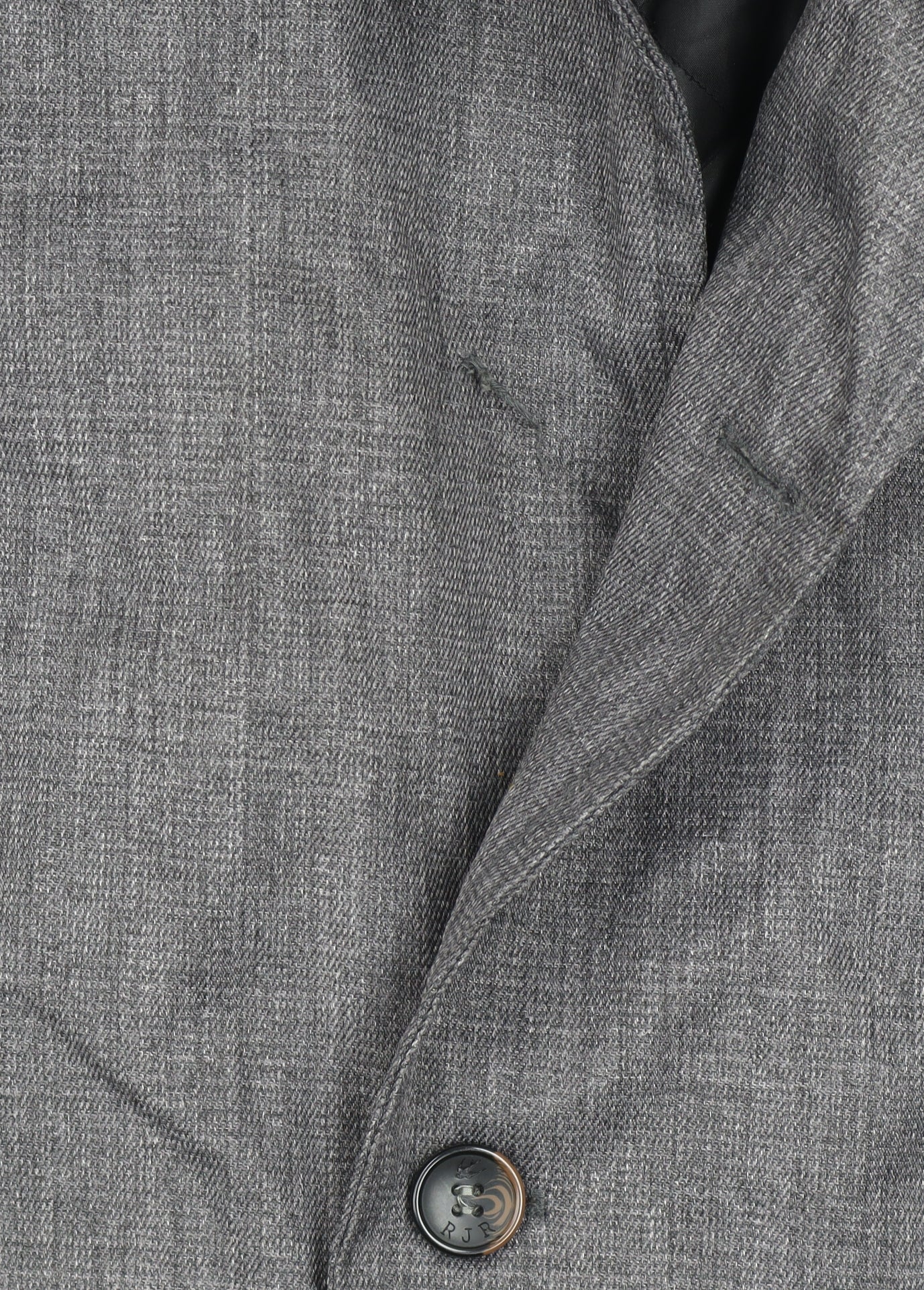 Rocha John Rocha Men's Grey Mid-Length Overcoat M Classic Workwear Style