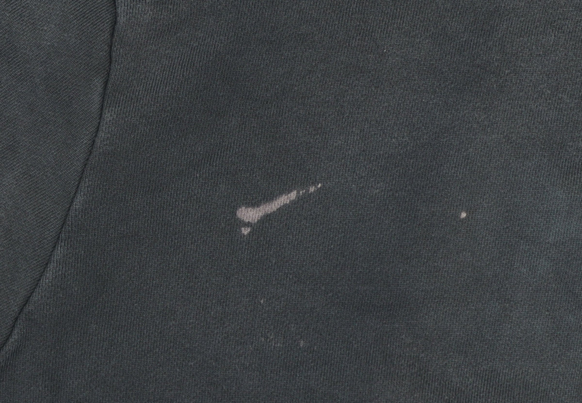 AllSaints Men's Black Pullover Hoodie Large Logo Cotton
