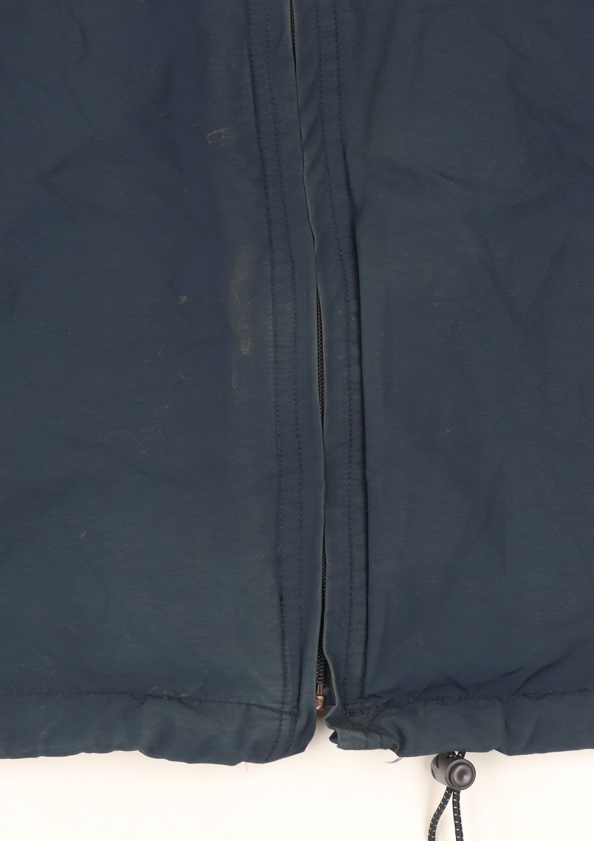 JEFF&CO Men Blue S Basic Jacket Full Zip Lined Cotton Nylon