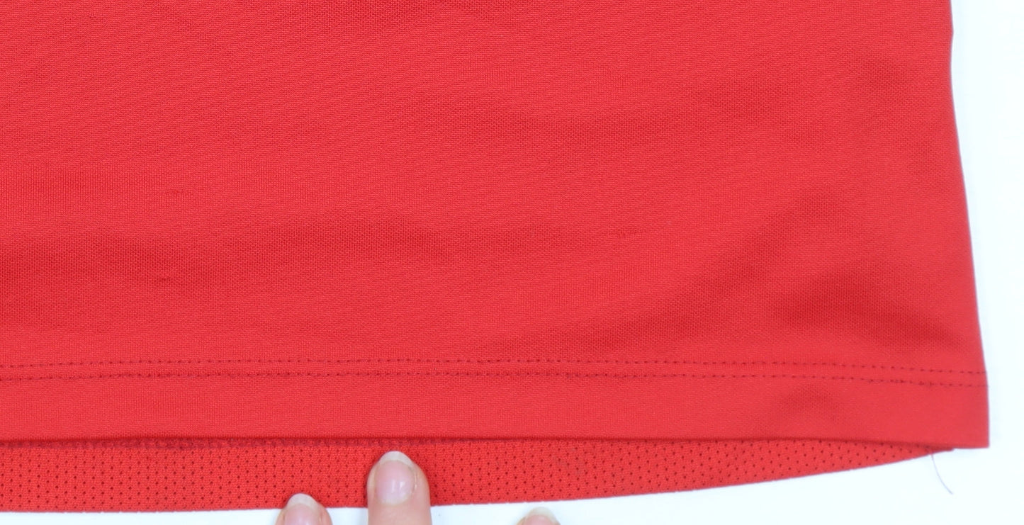 Nike Men's Red Dri-FIT Short Sleeve Athletic T-Shirt Size S