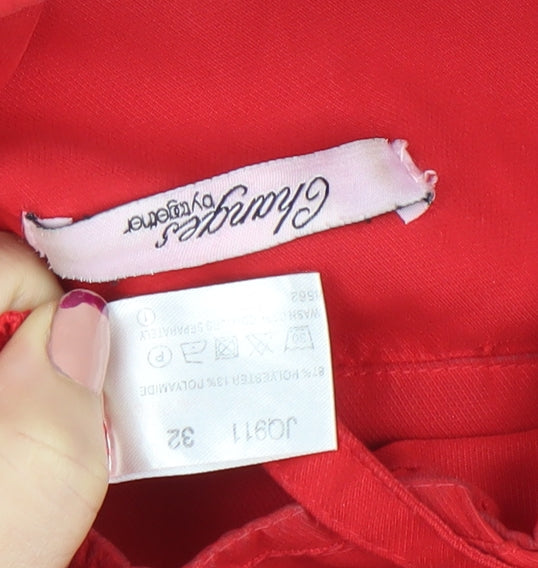 Challenge by Regatta Womens Red Hooded Parka Jacket Size 6