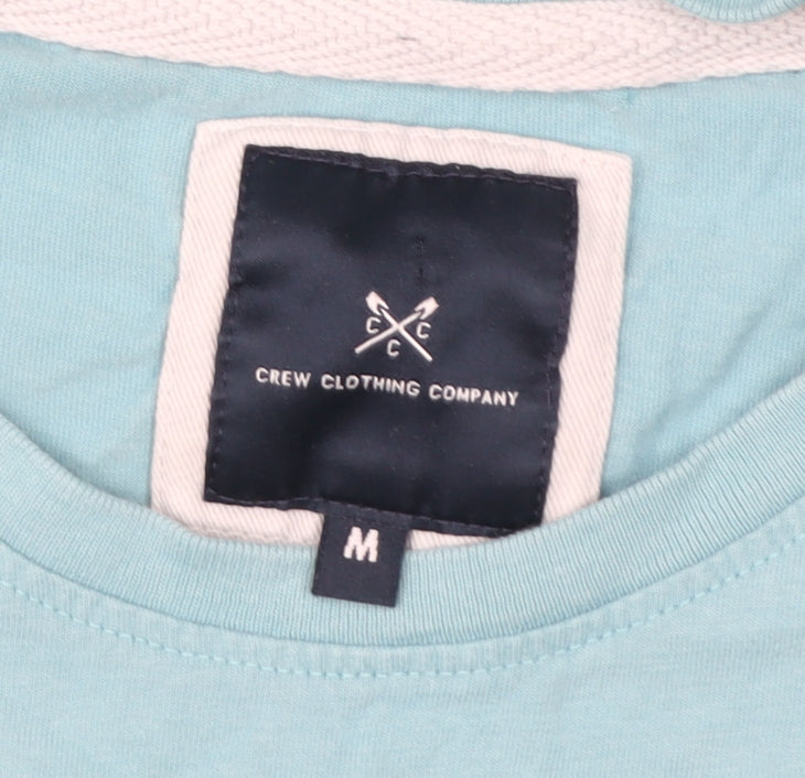 Crew Clothing Blue Medium Cotton Basic T-Shirt