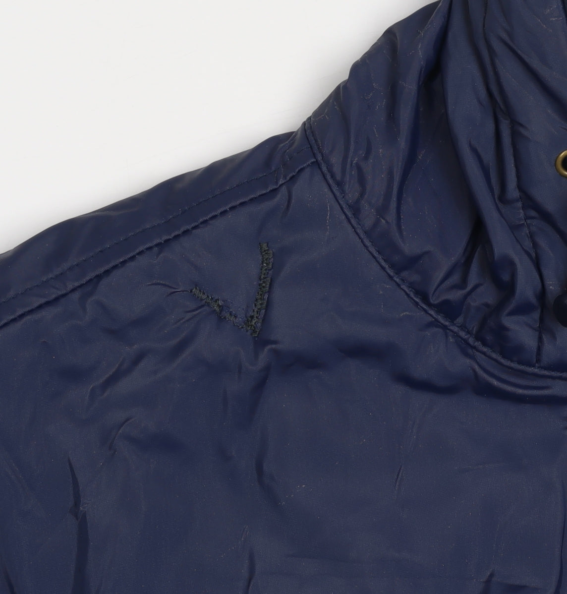 Steve & Barry's Men's Blue Hooded Bomber Jacket S