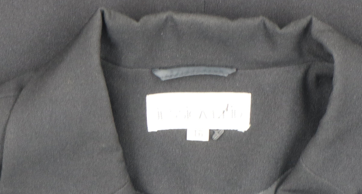 Jessica Reid Women’s Black Size 16 Classic Polyester Blazer