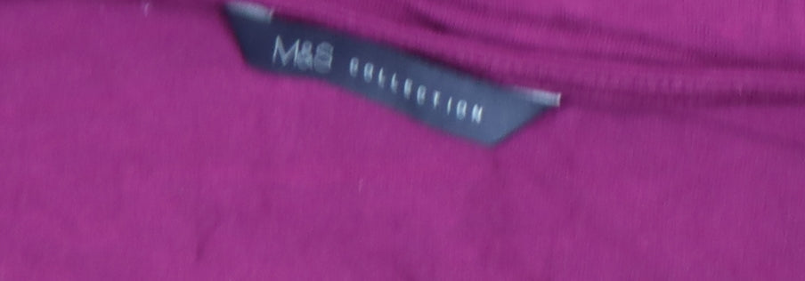 Marks & Spencer Women’s Purple 3/4 Sleeve Tunic Blouse UK 8