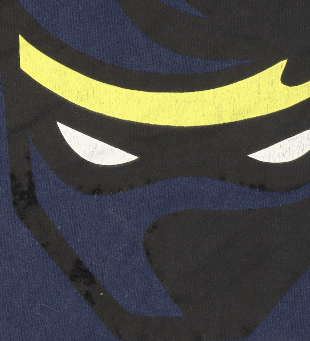 Ninja Boys Blue 11-12 Years Cotton Graphic T-Shirt