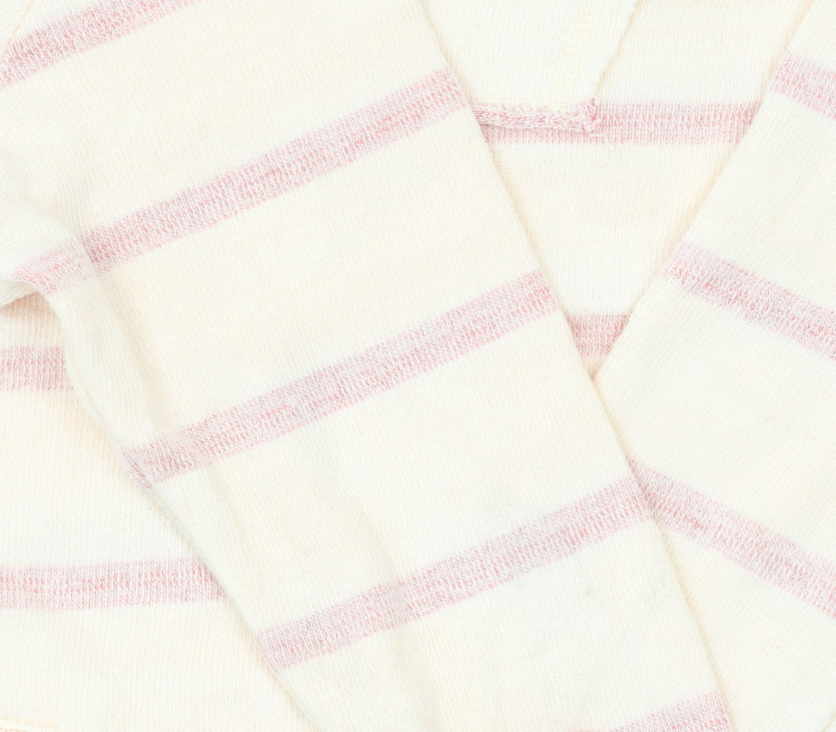 Saltrock Girls Beige Pink Striped Pullover Hoodie 11-12 Years Cotton Blend