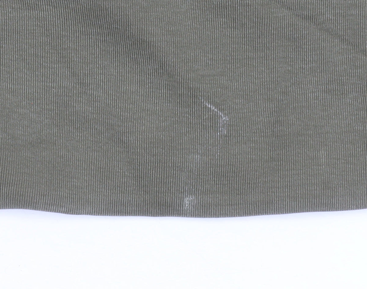 COS Womens Khaki Green Long Sleeve Crew Neck Sweatshirt Size S