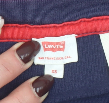 Levi's Women's Multicoloured XS Logo Colourblock T-Shirt