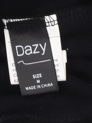 DAZY Women's Black 'San Diego' Pullover Hoodie M
