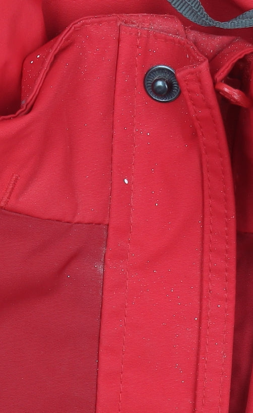 Peter Storm Men's Red Waterproof Hooded Rain Coat Jacket L