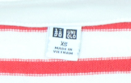 Uniqlo Womens Multicoloured XS Long Sleeve Striped Shift Dress