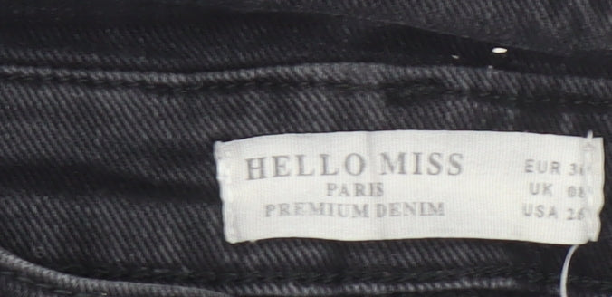 Hello Miss Women's Black High Rise Skinny Jeans Size 8
