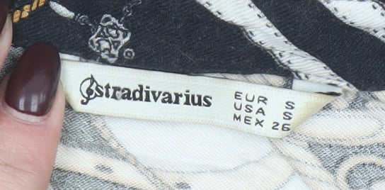 Stradivarius Women’s Multicoloured Collared Shirt Dress Size 8