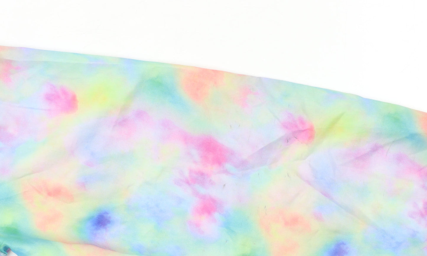 Brave Soul Womens Multicoloured Tie-Dye Hooded Windbreaker Jacket Size 12