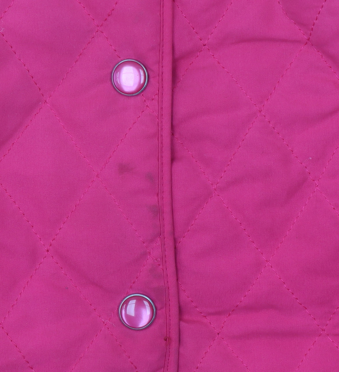 David Barry Womens Pink Quilted Mid-Length Jacket Size 12