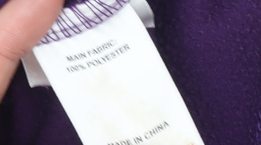 Peter Storm Women Purple Fleece Pullover Sweatshirt Size 10