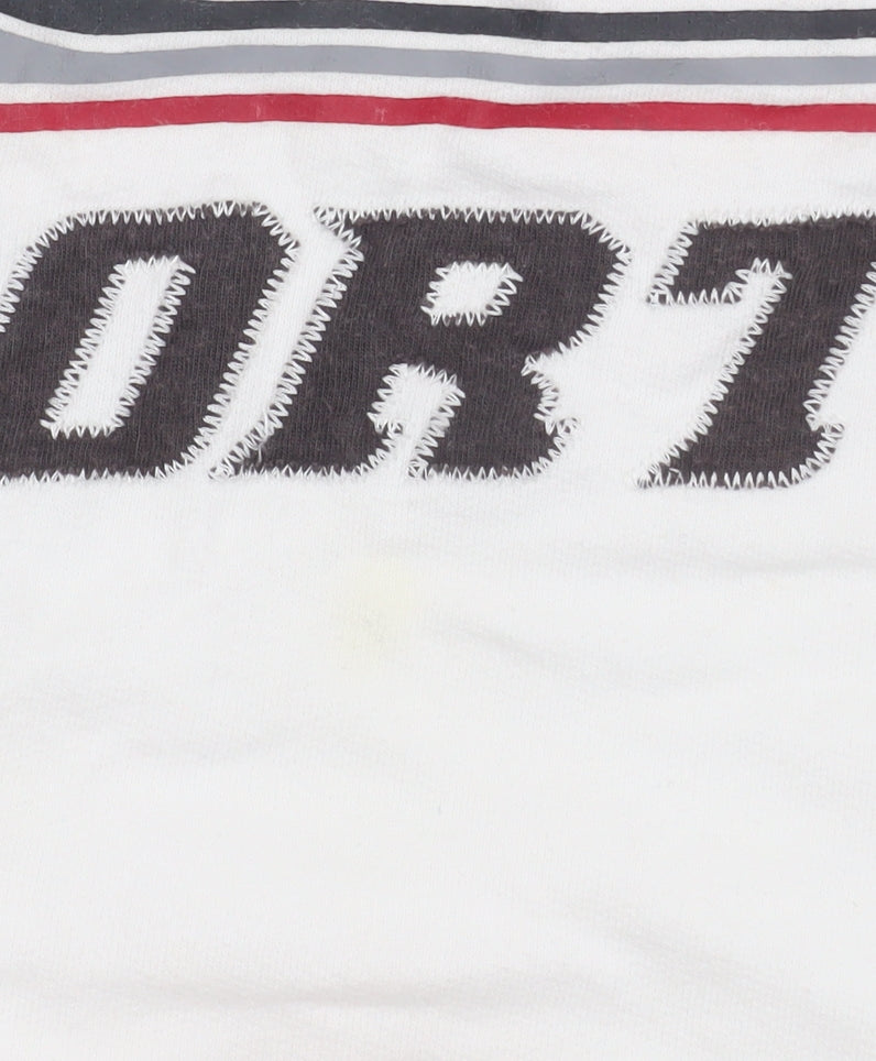 Rebel Teens White & Black Sport Hoodie 31-32in Chest Pullover
