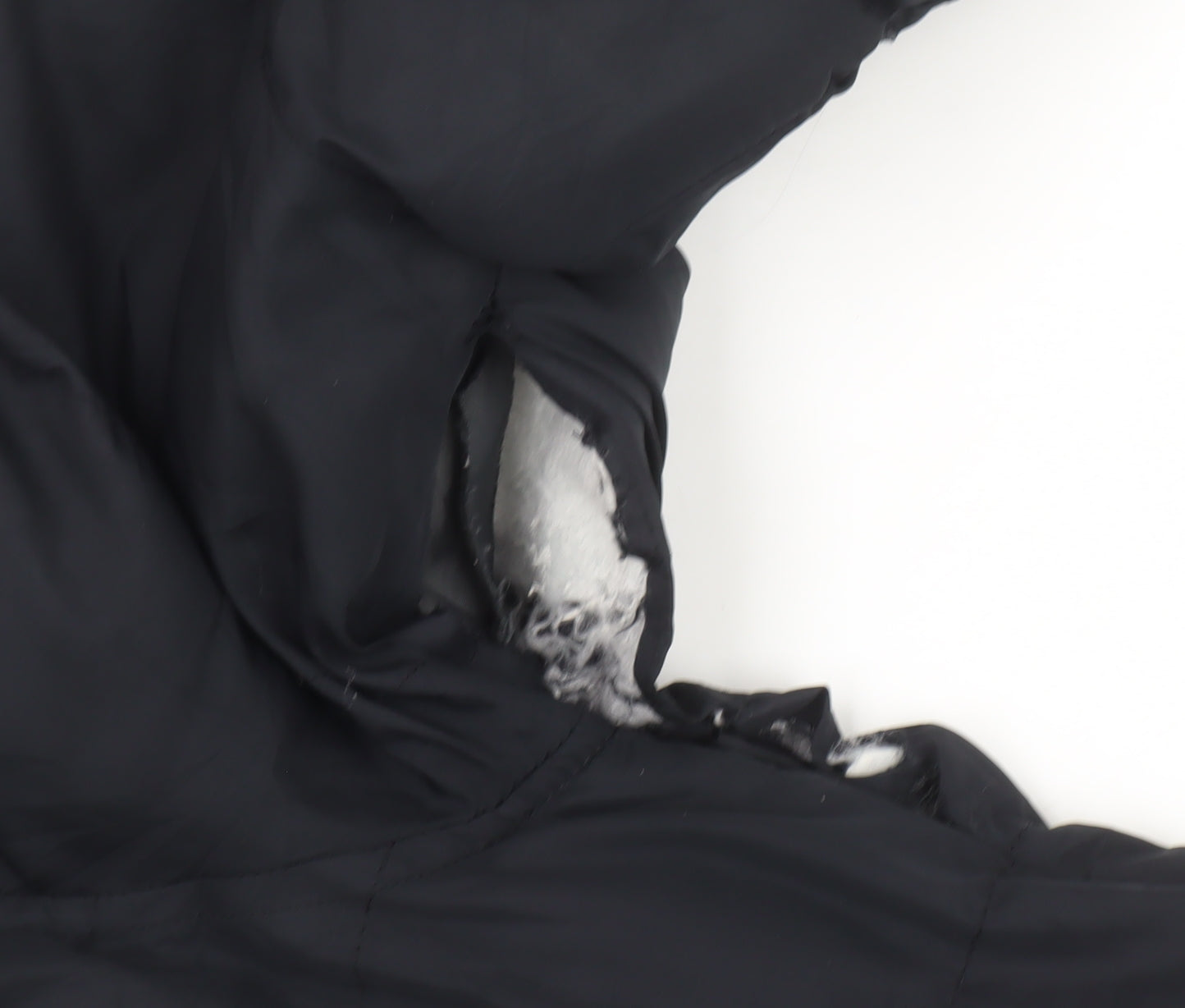 Tog Twenty Four Men's Black S Hooded Parka Winter Jacket with Faux Fur Trim