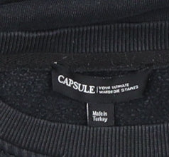Capsule Unisex Black New York Graphic Pullover Sweatshirt M