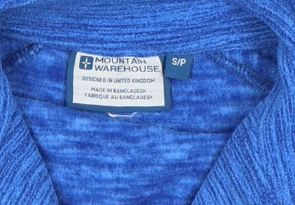 Mountain Warehouse Men's Blue 1/2 Zip Fleece Sweatshirt Size S