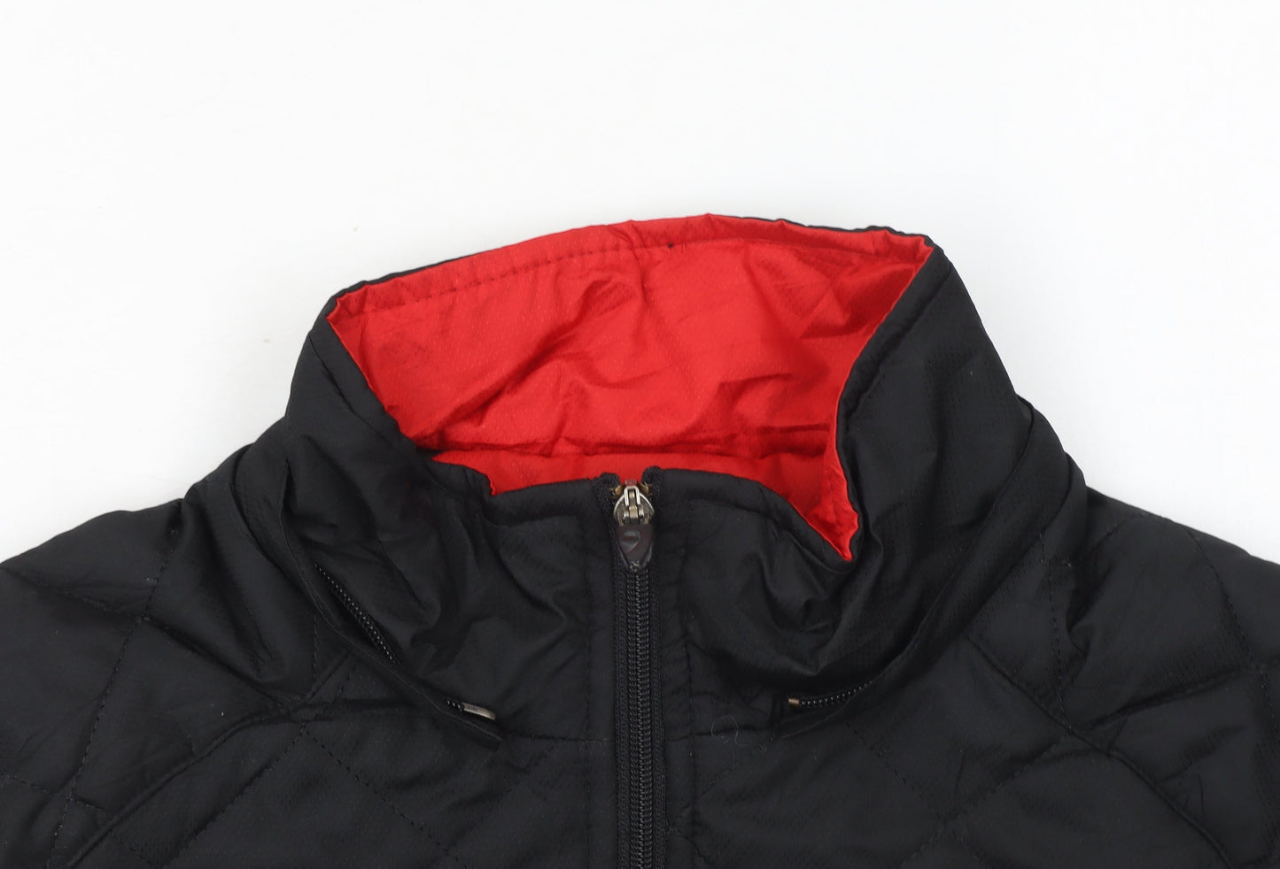 Champion Boys Black Quilted Full Zip Winter Jacket Size 11-12 Years
