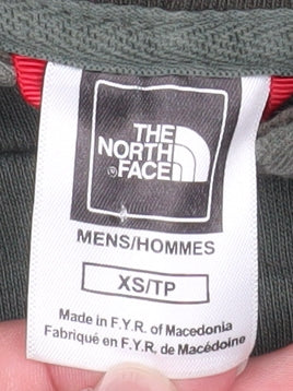 The North Face Men's Green Pullover Hoodie XS Regular Fit