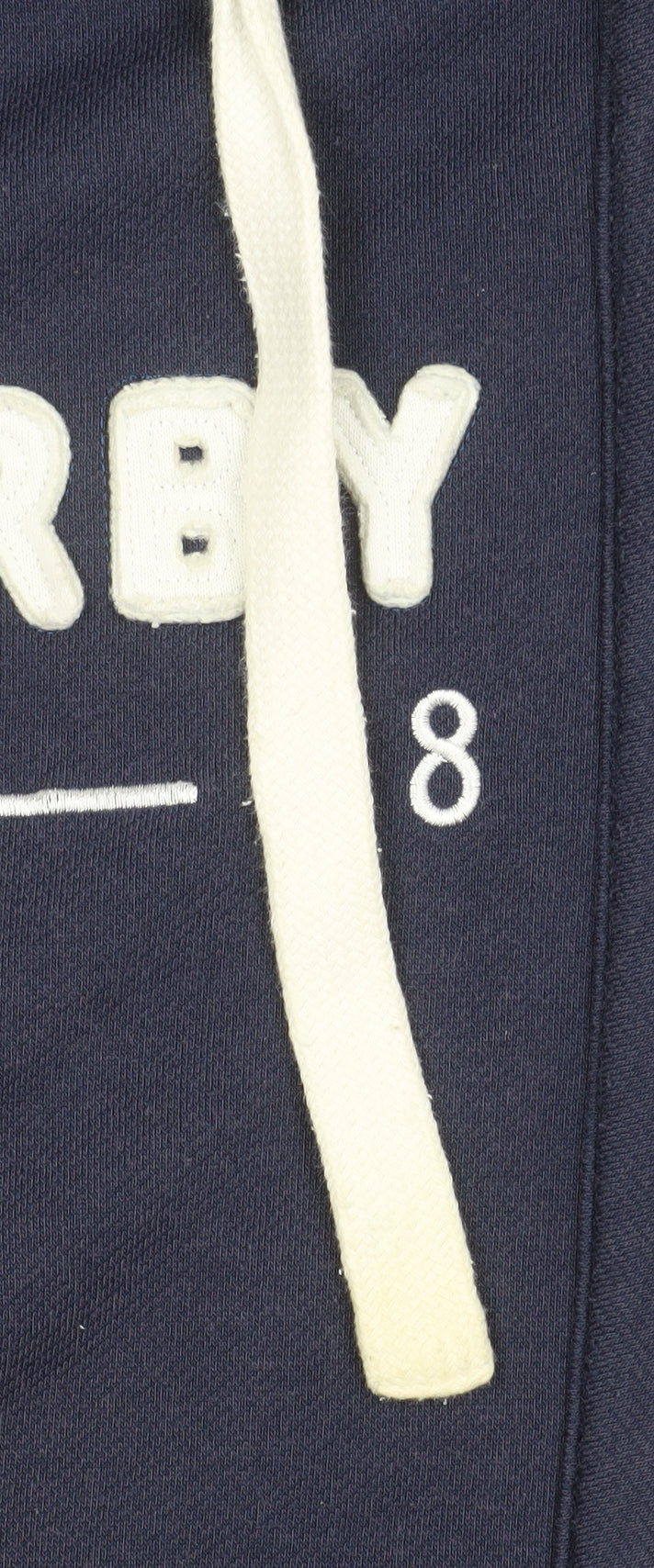 Derby County FC Men's Blue Hooded Full Zip Jacket Size M