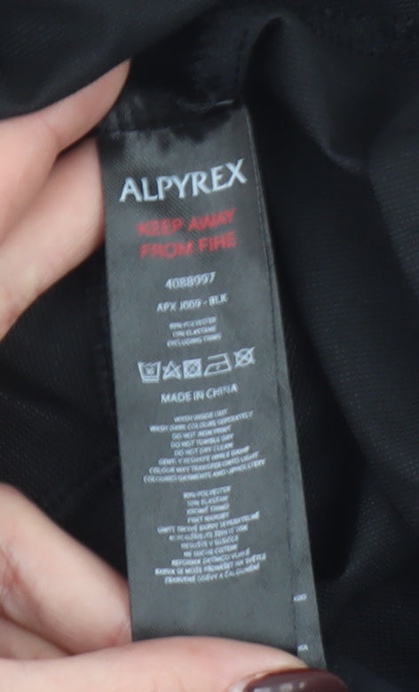 Alpyrex Boys Black Softshell Sleeveless Bodywarmer M Outdoor Hiking Vest