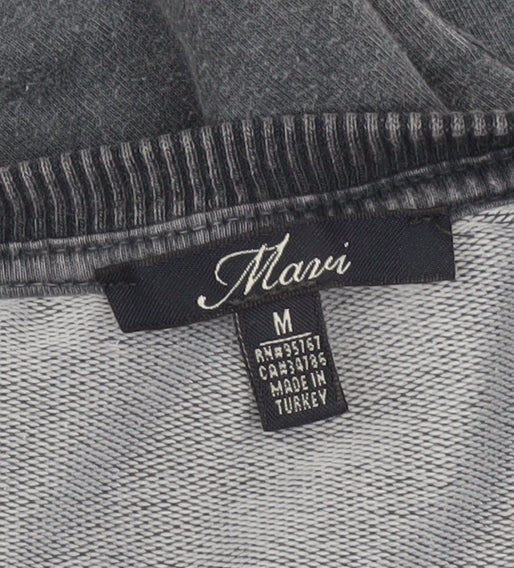 Mavi Womens Grey Crew Neck Pullover Sweatshirt Medium