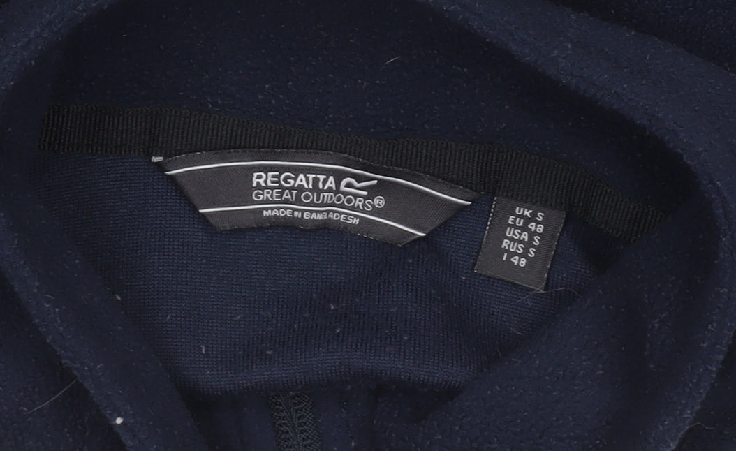 Regatta Men’s Blue Fleece 1/4 Zip Pullover Sweatshirt Size S