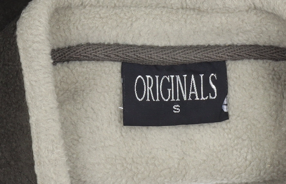 Originals Men's Brown Fleece V-Neck Pullover Sweatshirt Size S