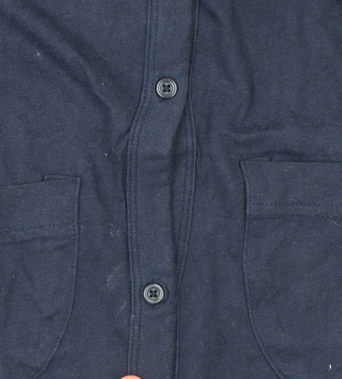 Mossimo Supply Co. Women's Blue XS V-Neck Long Sleeve Cotton Cardigan