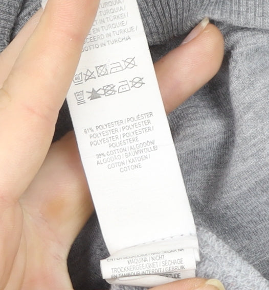 Primark RuPaul x Primark Women's Grey Graphic Sweatshirt L 14/16 Cotton Blend
