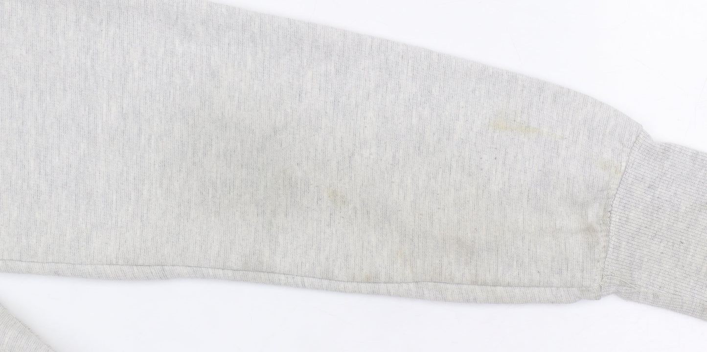 Lee Cooper Women's Grey Pullover Hoodie Size S Cotton Polyester
