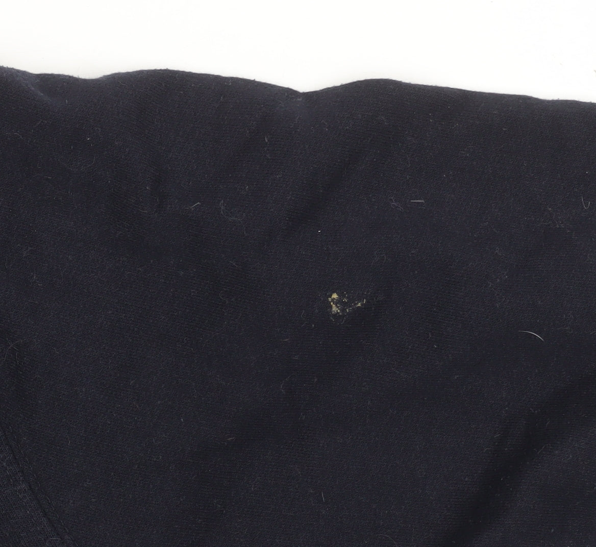 PRETTYLITTLETHING Womens Black Columbia Logo Pullover Sweatshirt Size S